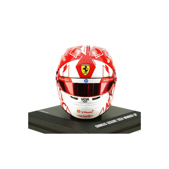 Scuderia Ferrari Miniaturhelm 1:5 Charles Leclec Monaco GP