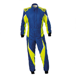 OMP Rennoverall TECNICA EVO MY23 Blau/Gelb (FIA)
