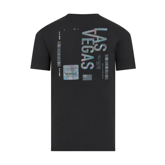 Aston Martin F1 T-Shirt Las Vegas schwarz