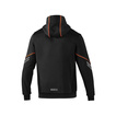 Sparco Kapuzenjacke Tech schwarz/orange