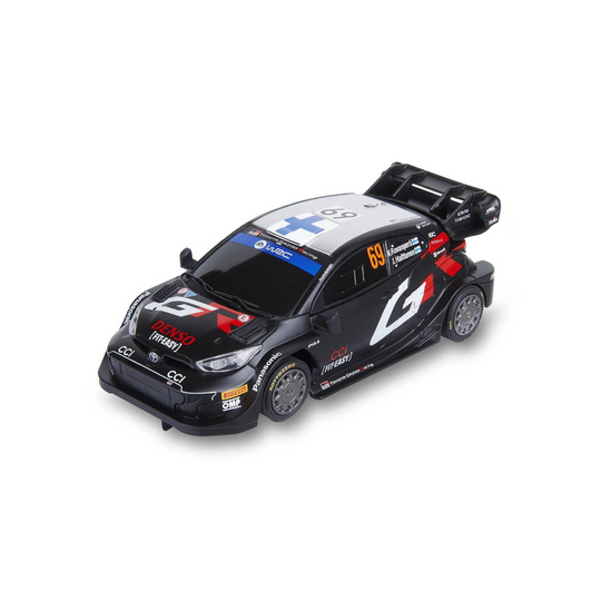 Toyota Gazoo Racing Kalle Rovanpera/Sebastien Ogier Slotcar-Rennbahn-Set WRC Yaris Rally1