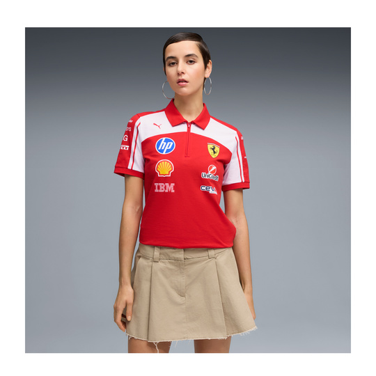 Scuderia Ferrari F1 2026 Damen Poloshirt Team