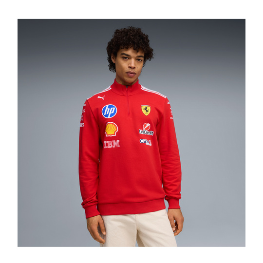 Scuderia Ferrari F1 2026 Team Sweatshirt T7 Half Zip