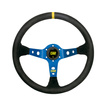 OMP Lenkrad CORSICA BLUE Wildleder