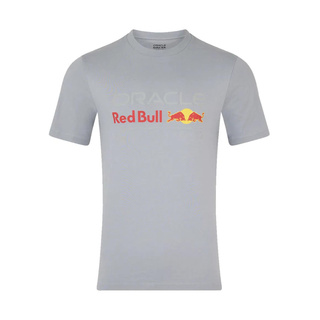 Red Bull Racing 2025 Herren T-Shirt Front Logo Grau