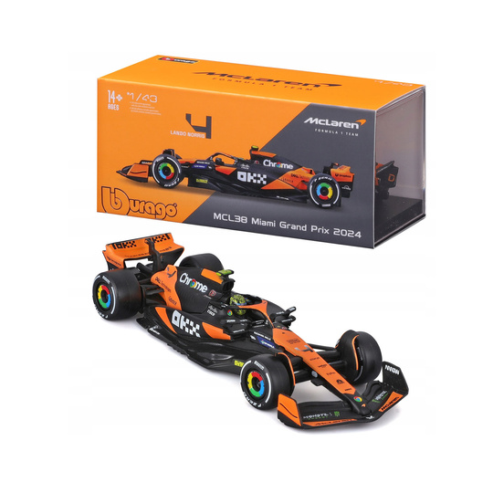 McLaren Modell MCL38 1/43 Lando Norris Miami GP