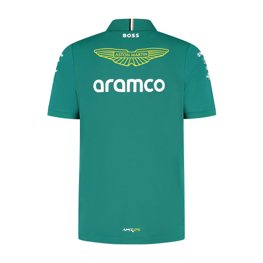 Aston Martin F1 2025 Herren Polohemd Team
