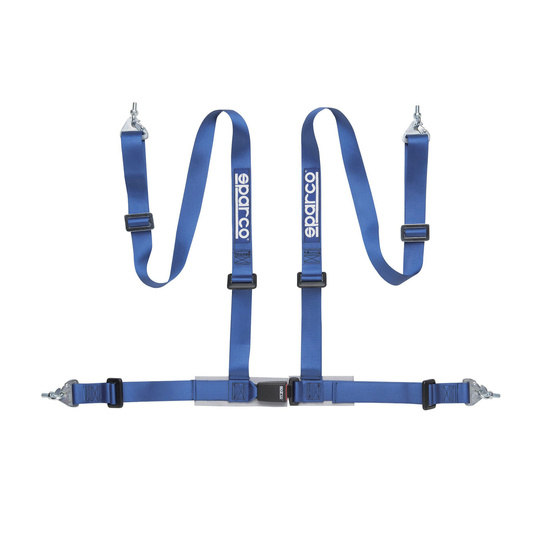 Sparco 4-Punkt-Gurt Club H-4M blau