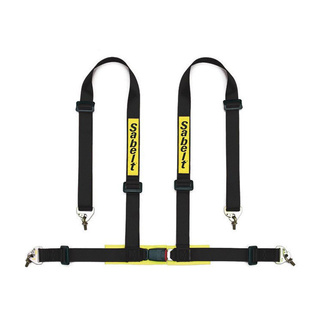 Sabelt 4-Punkt-Gurt 2" schwarz (ECE) Snap Hook