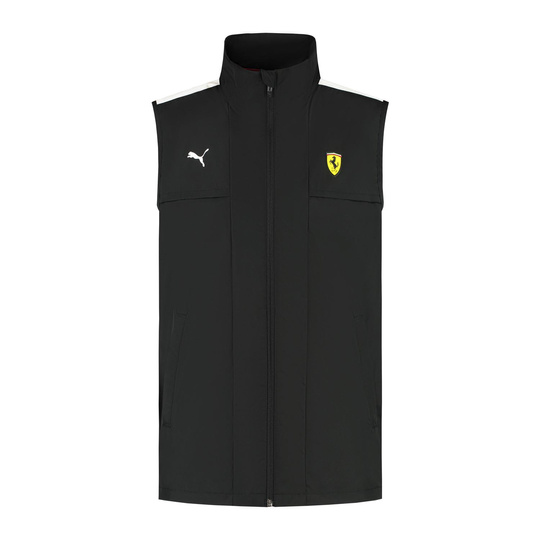 Scuderia Ferrari F1 2025 Herren Weste Logo Schwarz