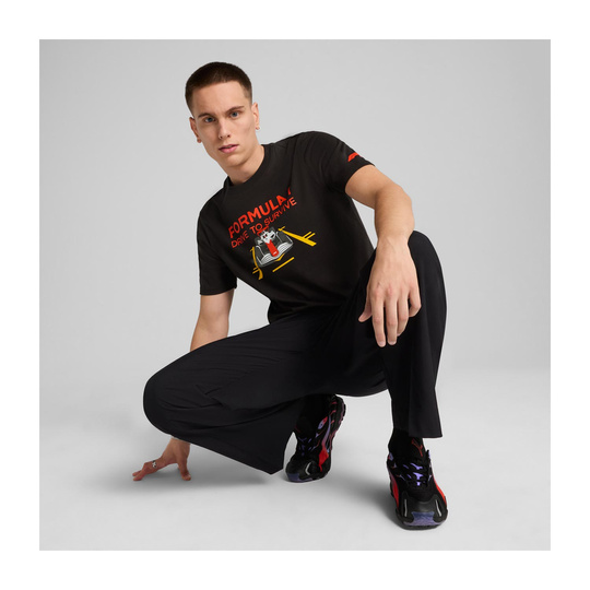 Formula 1 2025 Herren T-Shirt DTS Graphic Schwarz