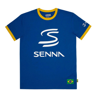 Ayrton Senna Collection 2026 Ayrton Senna T-Shirt Legacy blau