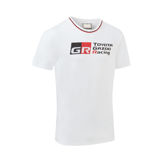 Toyota Gazoo Racing 2026 T-Shirt Large Logo weiß