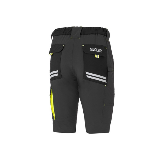 Sparco Shorts Light Tech grau/gelb