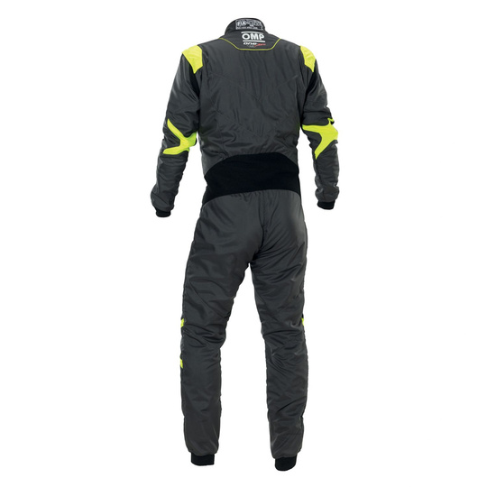 OMP Rennanzug ONE EVO AIR Grau-Gelb (FIA)