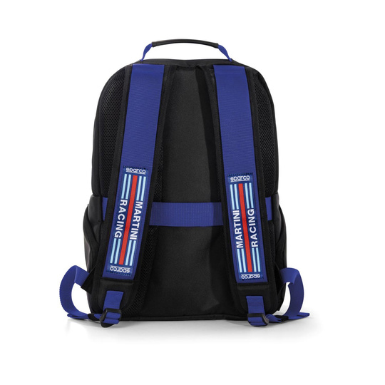 Sparco Martini Racing Rucksack Stage MY23 Schwarz-Blau