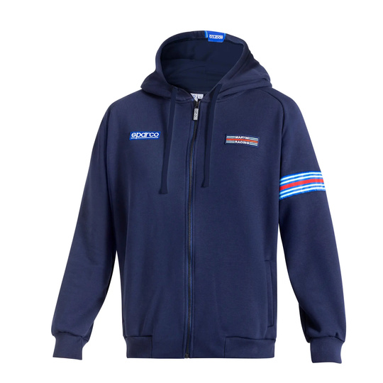 Sparco Kapuzenjacke Martini Racing MY25 marineblau