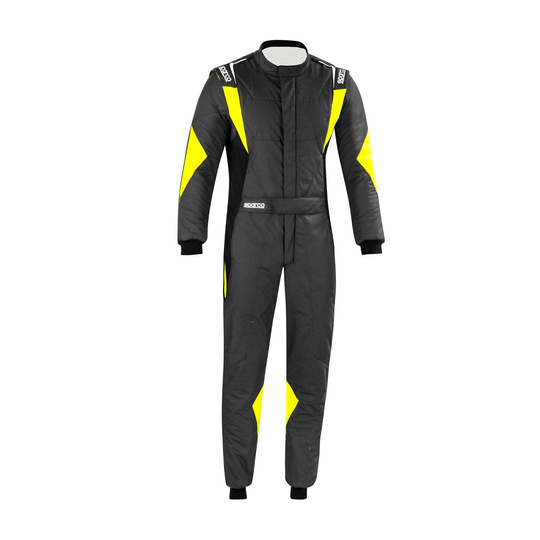 Sparco Rennanzug Superleggera grau/gelb (FIA)