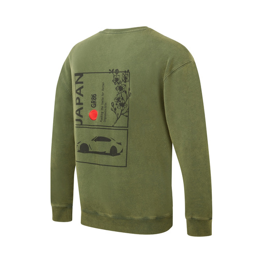 Toyota Gazoo Racing 2026 Sweatshirt Japan grün