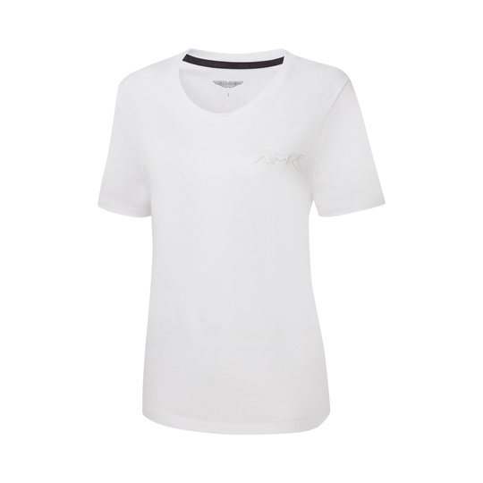 Aston Martin Racing 2026 T-Shirt Damen AMR Logo weiß