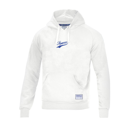 Sparco Herren Kapuzensweatjacke VINTAGE Weiß