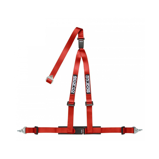 Sparco 3-Punkt-Gurt Club H-3M Dual rot (ECE)