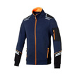 Sparco Sweatjacke Tech blau/orange
