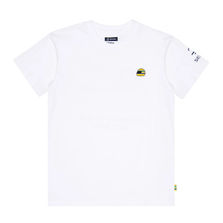 Ayrton Senna Collection 2026 Ayrton Senna T-Shirt Helmet weiß