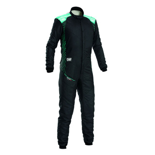OMP Rennanzug ONE-S AIR schwarz/grün (FIA)
