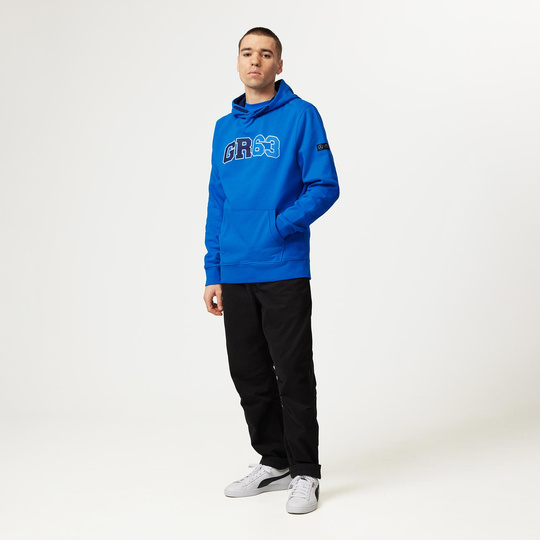 Herren Hoodie George Russell Hoodie Blue Mercedes AMG F1 