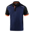 Sparco Poloshirt Tech marineblau/orange