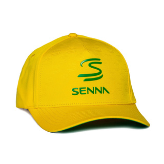Ayrton Senna Collection 2026 Cap Debossed Logo gelb