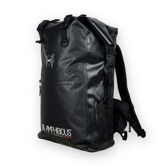 Amphibious Wasserdichter Rucksack OVERLAND 45 Schwarz