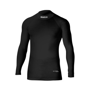 Sparco Unterziehshirt mit Rollkragen Shield Tech MY22 schwarz (FIA)