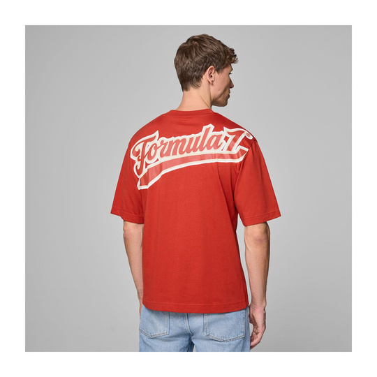 Formula 1 2025 Herren T-Shirt Heritage Logo Rot