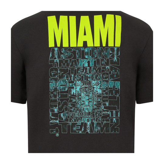 Aston Martin F1 T-Shirt Midnight Miami