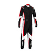 Sparco Kinder Kartoverall KERB Schwarz/Rot (FIA)