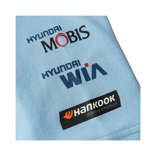 Hyundai Motorsport 2025 Herren Polohemd Team Blau