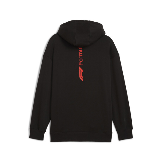 Formula 1 2025 Herren Kapuzenpullover Essential Relaxed Logo Schwarz