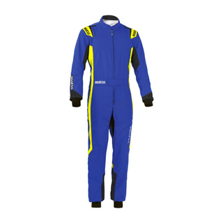 Sparco Kartoverall THUNDER MY22 Blau/Gelb (CIK FIA)