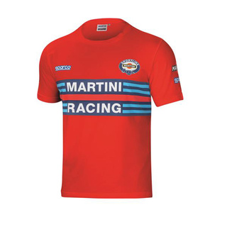 Sparco T-Shirt Martini Racing rot