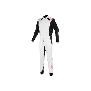 Alpinestars Kartoverall KMX-5 V3 8877-2022 Weiß-Schwarz (FIA)
