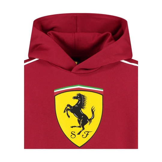 Ferrari F1 2025 Kinder Sweatshirt Shield Rot