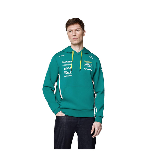 Aston Martin F1 2025 Herren Kapuzensweatjacke Team