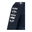 Red Bull Racing 2024 Team Sweatshirt mit 1/4-Reißverschluss für Herren