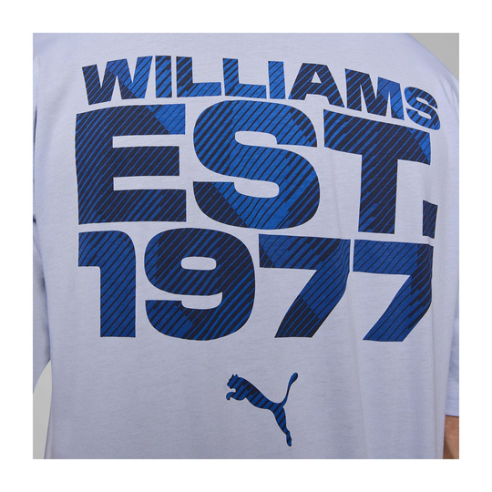 Williams Racing 2025 Herren T-Shirt Oversized Blau