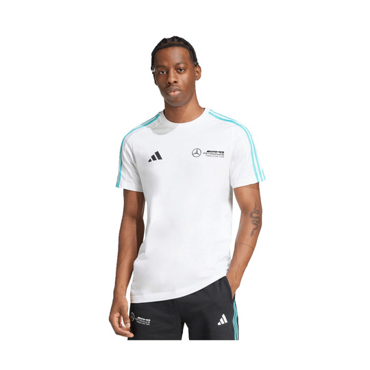Mercedes AMG F1 2025 Herren T-Shirt DNA Logo Weiß