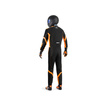 Sparco Kinder-Rennanzug Thunder schwarz/orange (FIA)