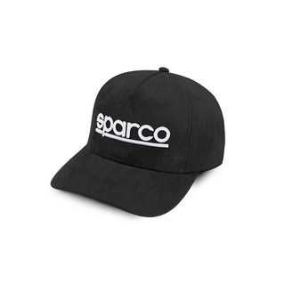 Sparco Cap Suede schwarz