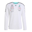 Mercedes AMG F1 2026 Langarmshirt Authentic Team weiß